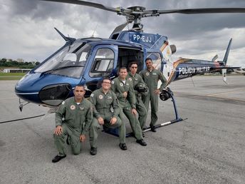 Novos pilotos de helicóptero da Polícia Militar iniciam as aulas de pilotagem                                                                                                                         
